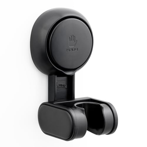 Image of TAILI Suction Shower Head Holder,Height Angle Adjustable,Universal,Black