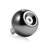 Tailande 38 mm リールハンドルノブ シマノ(SHIMANO) Type A＆ダイワ(DAIWA)Type S 用 レガリス ツインパワー ストラディック セドナ 22サハラ アルミ製 パワーハンドルノブ 交換 ジギング 青物 海釣り パワーゲーム (本体はグレー、アクセントはシルバー)