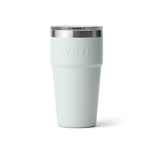 Image of YETI Rambler 20 oz Stackable Tumbler, Stainless Steel, Vacuum Insulated with MagSlider Lid