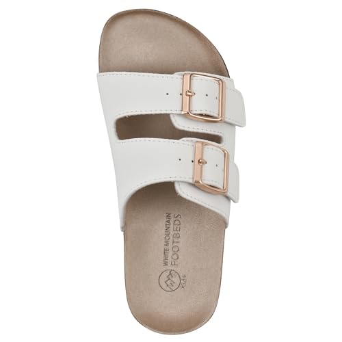 Image of WHITE MOUNTAIN Kids Girls' Helga Slide Footbed Sandal