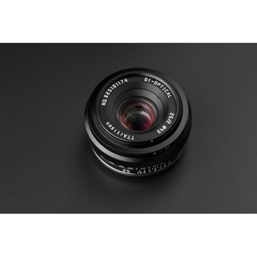 Image of TTArtisan APS-C 25mm F2 Metal Bodied Lens Compatible with Sony E Mount - Black