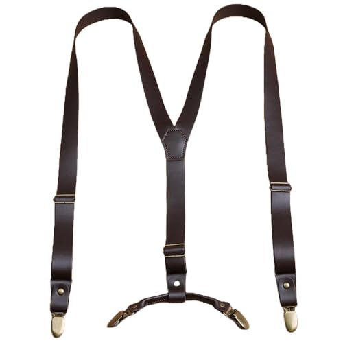 Tirantes para hombre elásticos BaronHong con espalda en Y ajustables para trajes