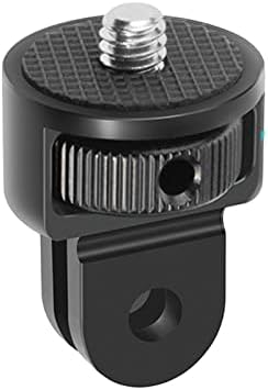 Higatful Camera Tripod Mount for Gopro Adapter, 360° Adjustment 1/4-20 Screw Conversion Adapter for GoPro Hero10, Insta360 ONE X2, Go 2, Xiaomi Yi and Other Action Cameras