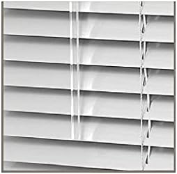 Optimal Products Aluminium Metal Venetian Blinds Trimable Easy Fit 25mm Slat Home Office Silver,Black,White Colours (Silver, 45 x 150 cm)