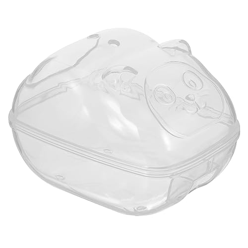 BESPORTBLE Plastic Hamster Bath Box Gerbils Chinchilla Guinea Pig Small Pet Bathing Case