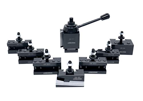 Best Quick Change Tool Post Woodturning Online 16 Accusize Industrial Tools Wedge Type Quick Change Tool Post 8 Pcs/Set Plus 2 Pcs Extra XL Oversize Toolholders
