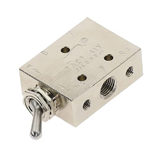 Vanne pneumatique TAC2-41V 5 voies à levier autobloquant avec silencieux - 4