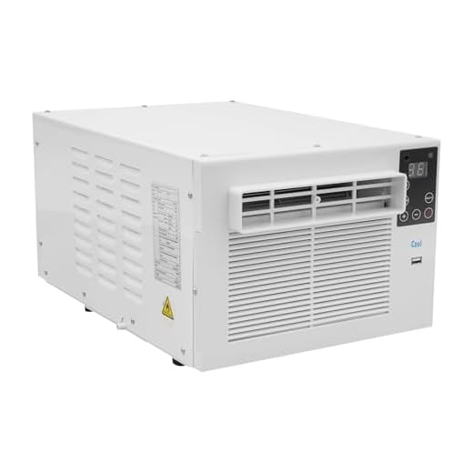 Mini aire acondicionado, 280 W, aire acondicionado, portátil, sistema de refrigeración, 41,5 x 28,3 x 20,5 cm, para dormitorios