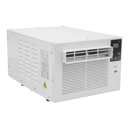 Climatiseur mobile sans tuyau d'évacuation - 280 W - Portable - Refroidisseur d'air compact - Refroidisseur d'air compact - À semi-conducteur - Télécommande - Minuterie