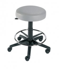 Sunflower Gas Lift Stool with Foot Ring - Navy