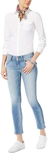HUDSON Women's Collin Mid Rise Skinny Jean, with Back Flap Pockets