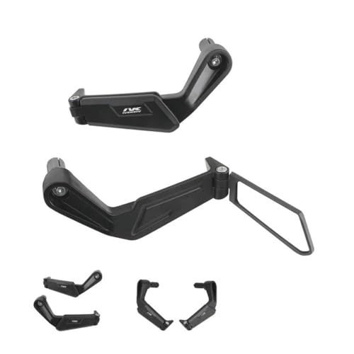 Protège-mains de moto anti-vibration et rétroviseur intégré rigide
