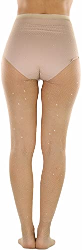Image of ToBeInStyle Women's Sexy Vibrant Fine Classic Fishnet Full Footed Pantyhose