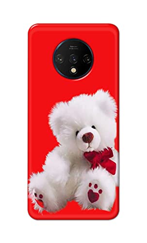 Image of PRINTFIDAA Teddy Bear Love Romantic Valentines Day Dumbo Printed Designer Hard Back Case Cover for OnePlus 7T -(RP) MVN1001