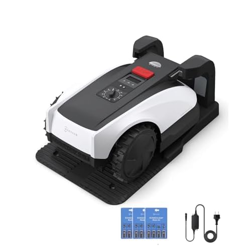 ECOVACS Goat O1000 RTK Care Kit Robotic Lawn Mower with RTK Precision Navigation, No Perimeter Wire, Smart App Control, Auto Mapping, Multi-Zone Management – Includes 36 Extra Blades
