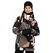 SIROKO - Snowboardjacke für Damen W1-W Sandboard - L - Schwarz/Braun