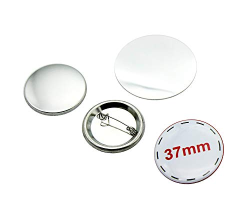 Badge à épingle 37 mm Chibuttons en métal pour éviter les ratés de pressage