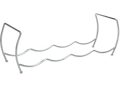 Viscio Trading 171532 Stackable Chrome Wine Rack, Steel, Silver, 13 x 40 x 40 cm - Image 3
