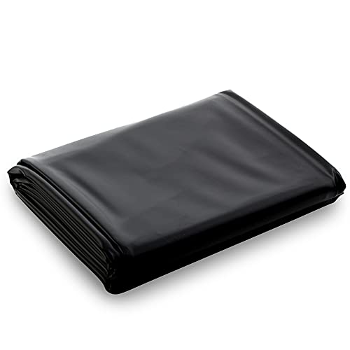 Feuille de lit en PVC Nuru 180x220 cm imperméable noire pour massage