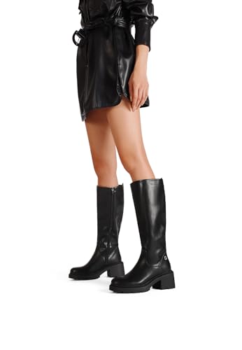 Bottes hautes à talons faciles à enfiler QUEEN HELENA X31-87 avec zip - 2