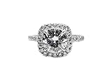 Moissanite Engagement Rings For Women Moissanite Engagement Ring Sterling Silver Natural Moissanite