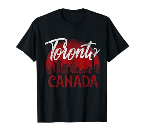 Toronto Nordamerika Kanadische Flagge Kanada T-Shirt