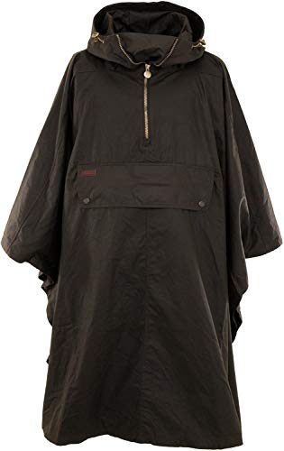 Outback Trading Unisex 2101 Waterproof Breathable Packable Cotton Oilskin Poncho - One Size