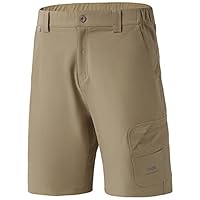 Bassdash FP01M 10.5" Pantaloncini Cargo da Pesca da Uomo Quick Dry UPF 50+ Resistenti all'Acqua
