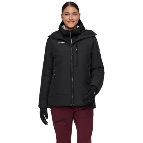 Mammut, Rime Pro Belay in Hooded Jacket - Women's, Black, M
