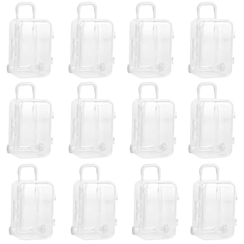 Boîte de rangement plastique transparent pour décoration de mariage et dragées