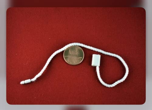 Image of Little Blooms Nylon Hang Tag String for Garments [Pack of 1000 Pieces] Length 18cm (White)