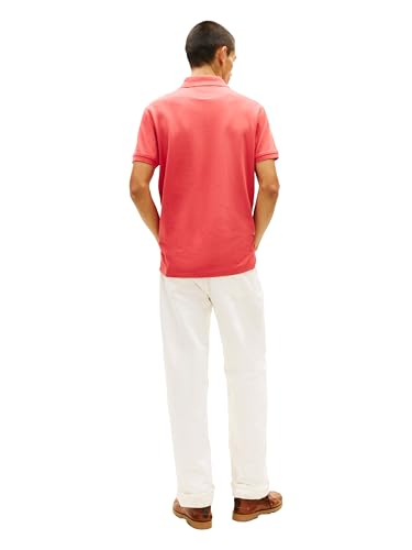 Image of Tommy Hilfiger Men's Short Sleeve Polo Shirts in Regular Fit With Stretch and Organic Pique Cotton