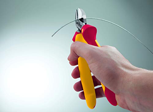 Alicates de corte diagonal Wiha Industrial electric con DynamicJoint de alta resistencia 3