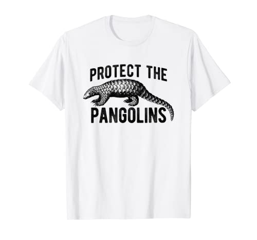 Protect The Pangolins Conservation Cotización Vintage Camiseta
