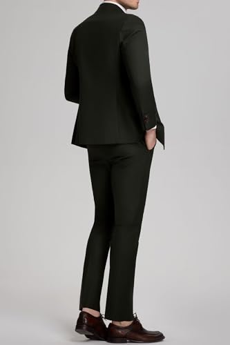 Mens Suits 3 Piece Slim Fit Double Breasted Suits for Men Formal Jacket Vest Pants Wedding Prom Men's Suit Tuxedo Set4