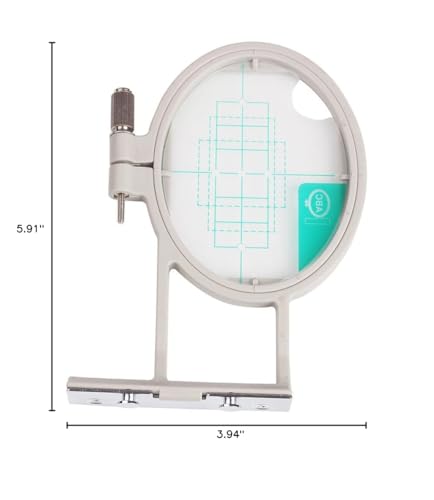 Image of YICBOR Small Embroidery Hoop SA431 for Brother Embroidery Machines SE400 PE500 LB6800 SE270D SE350 SE400 PE-300S PE-400D PE500 HE-120 HE-240 LB-6770 LB-6800PRW 500D 900D (SA431)