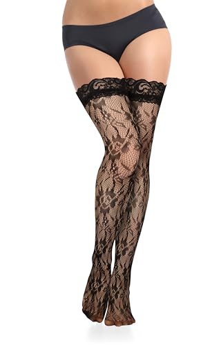 Benefeet Sox Womens Sexy Fishnet Thigh High Socks Black Thin Mesh Tights Long Stockings Nylon Hollow Pantyhose2