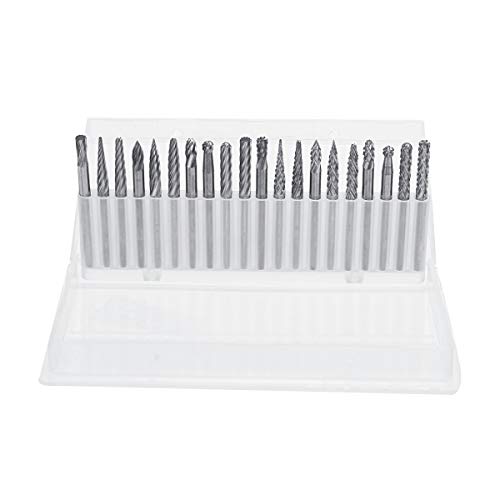 CCChaRLes 20Pcs 3X3Mm Tungsten Steel Solid Carbide...