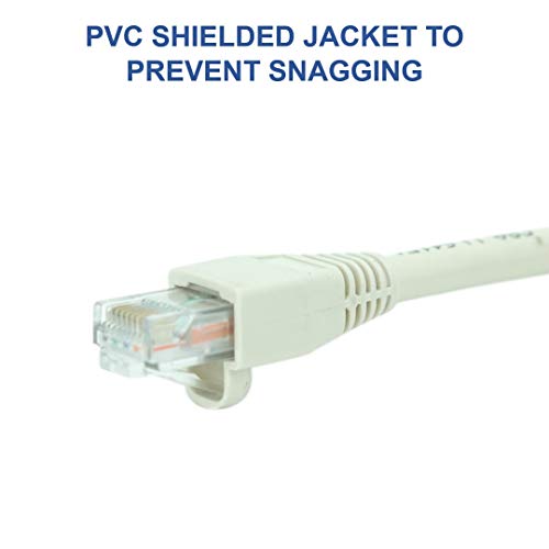 On-Q AC3525WHV1 cable patch 25 pies blanco miniatura 2