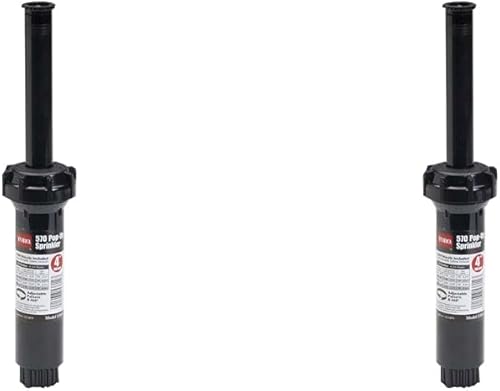 Toro 53712 Spray fijo emergente de 4 pulgadas con rociador de boquilla, 360 grados, 15 pies (paquete de 2) disponible en Yaxa Peru