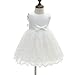 AHAHA Vestido Bautizo Bebe Niña Vestido de Fiesta Bebe