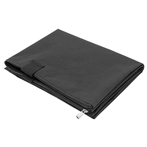 Image of Art Portfolio Bag, Drawing Sketch Poster Board Project Sketchbook Carrier Case, 600D Oxford Fabric Waterproof Protector Carrying Storage Tote for Artist, Black