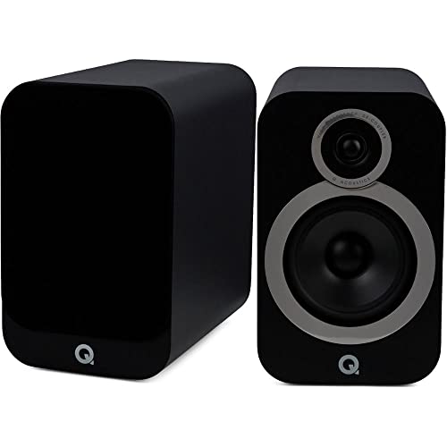 Q Acoustics 3030i Noir Enceintes Bibliothèques (la Paire) - Les Beatles, Paul McCartney, John Lennon, RIngo Starr, George Harrison Q Acoustics 3030i Noir Enceintes Bibliothèques (la Paire) – Image 3
