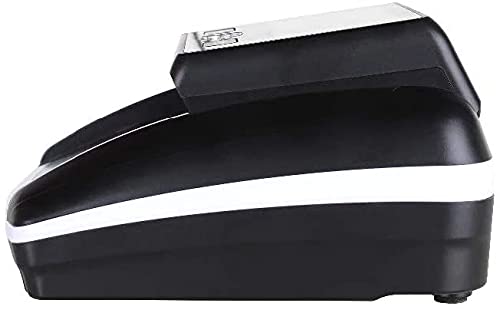 DISCORAMA® - RILEVATORE DI SOLDI FALSI AGGIORNABILE CON USB VERIFICA BANCONOTE FALSE EURO CON ALIMENTATORE E BATTERIA RICARICABILE CONTA BANCONOTE