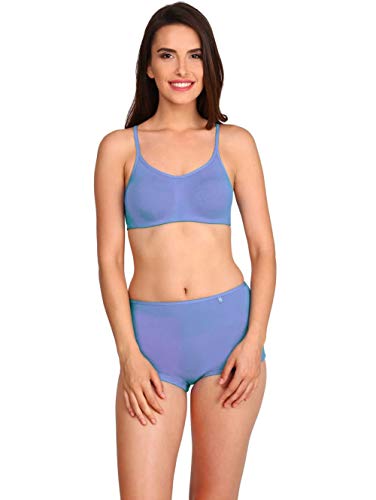 Image of Jockey Women's Cotton Soft Cup Bra (SS12-0105-IRSBU 34B Iris Blue)