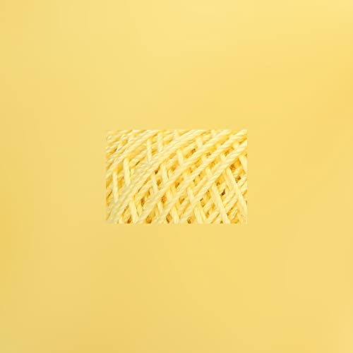 Anchor Freccia 12 Gauge 100% Cotton Crochet Yarn, Cotton, 00293 Yellow, 7,1cm x 7,1cm x 6,8cm - Image 2