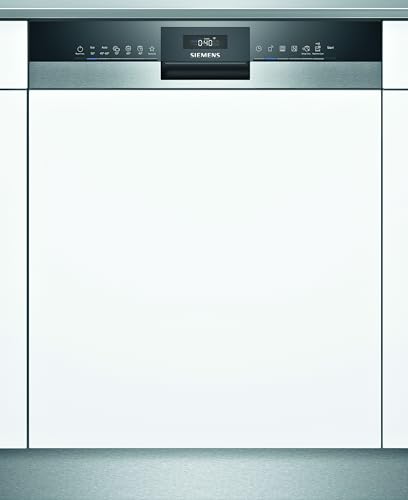 Siemens SN53ES14VE Geschirrspüler iQ300, teilintegrierte Spülmaschine mit Besteckschublade, 60 cm, varioSpeed Plus, HomeConnect, Remote Monitoring, Favorit