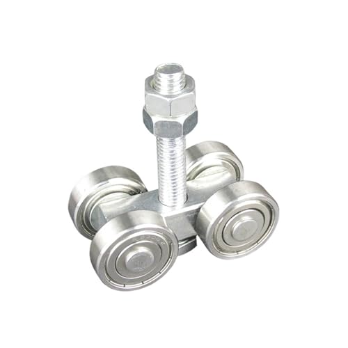 Roulettes robustes en acier inoxydable au standard industriel pour rails