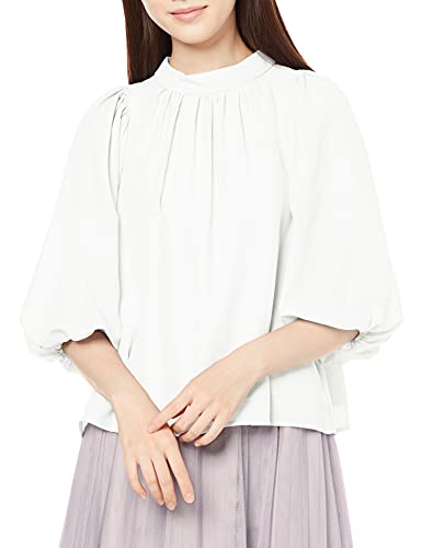 [トランテアン ソン ドゥ モード] シアーボリュームスリーブブラウス レディース 0011301 ｵﾌﾎﾜｲﾄ 36のサムネイル