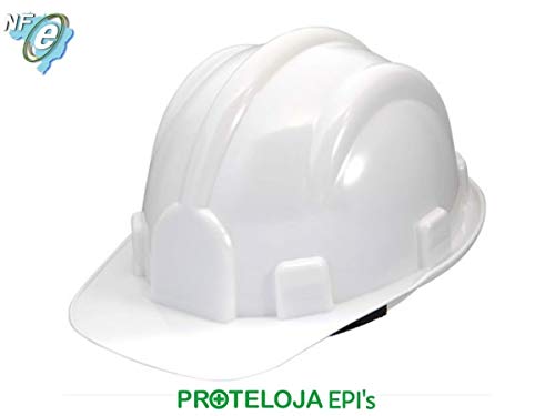 Capacete De Proteção Para Obra Beryl Construção - Proteloja EPI's (Amarelo)